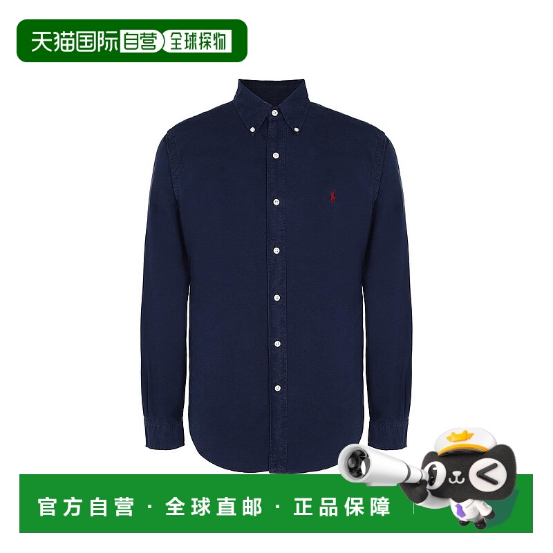 1h可退 香港直邮Polo Ralph Lauren Polo 拉夫·劳伦 男士 纯色衬