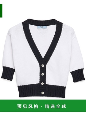 香港直邮Prada V领针织衫 P25N54165DSOOO短袖