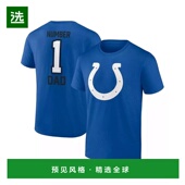 简约时尚 1h可退 舒适透 T恤短袖 圆领上装 美国直邮 Fanatics男士