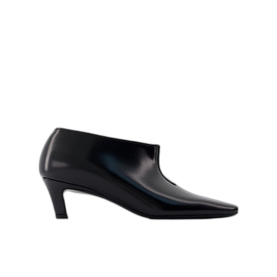 香港直邮Toteme 宽筒踝靴 243-WAS0152-LE0068-001