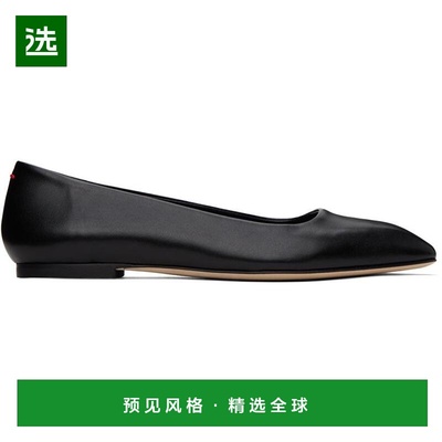 1h可退 【美国直邮】Aeyde|黑色 Ida Nappa 芭蕾平底鞋