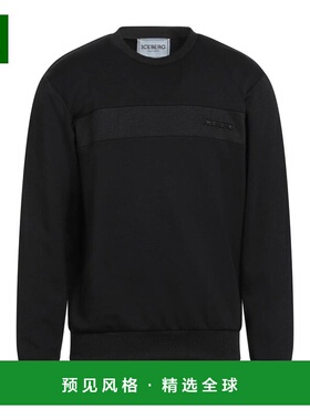 1h可退 香港直邮Iceberg 冰山 男士 卫衣 black黑色 舒适时尚