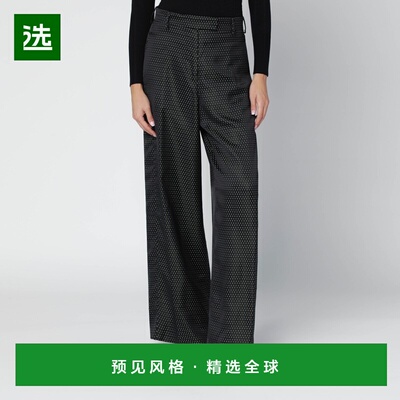 香港直邮Dries Van Noten 德赖斯·范诺顿 女士 黑色提花裤子 109