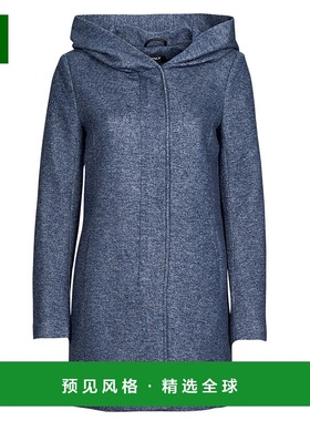 欧洲直邮Only 女士 ONLSEDONA LIGHT COAT OTW NOOS 大衣 蓝色