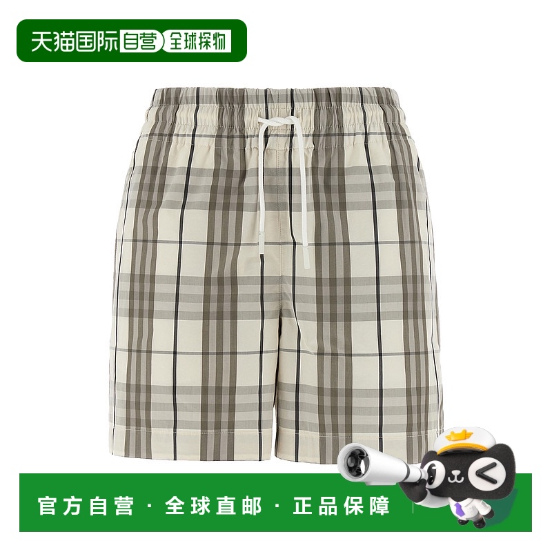 1h可退 香港直邮Burberry 巴宝莉 女士 格纹百慕大短裤 8109232CO
