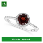 美国直邮 1h可退 Macy 和钻石装 纯银紫水晶 克拉总重