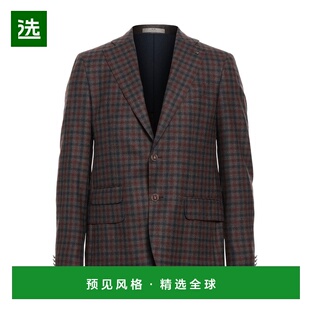 1h可退 香港直邮Corneliani 克莱利亚尼 男士 西装外套 brown棕色