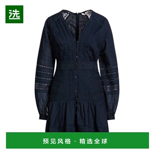 1h可退 香港直邮VERONICA BEARD 女士 短款连衣裙 blue蓝色 舒适