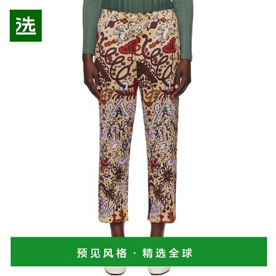 1h可退 【美国直邮】pleats please 女士 休闲裤针织休闲舒适显瘦