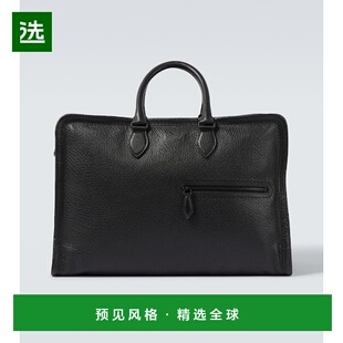 1h可退 香港直邮Berluti 伯尔鲁帝 男士 Overnight 皮革旅行袋