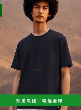 韩国直邮Thom Browne桑姆布郎尼T恤黑色圆领MJS056A 00050 415