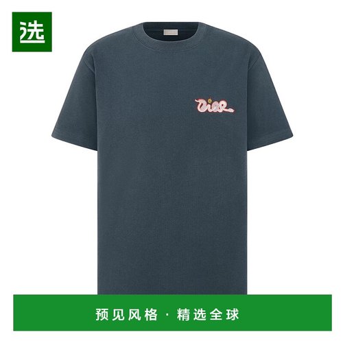 香港直邮Dior 圆领T恤 513J696F0554