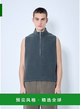 1h可退 香港直邮Rier 男士 抓绒城市背心 NFL14X02NATURALFLEECEC