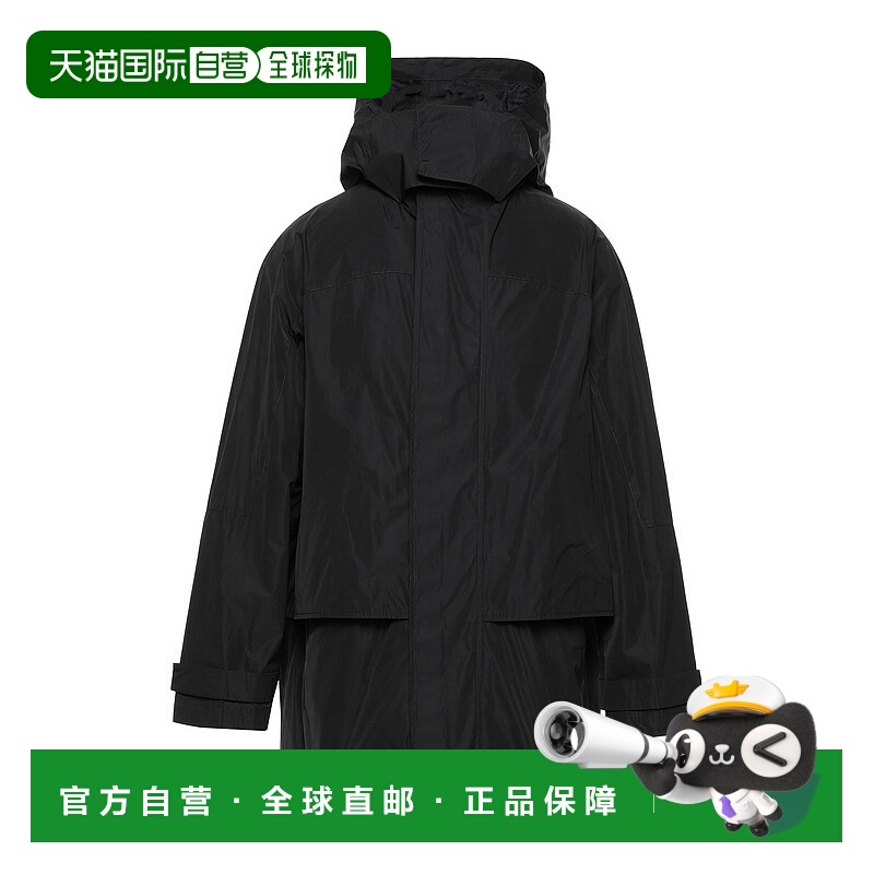1h可退 香港直邮Dsquared2 二次方 男士 长款夹克 black黑色 舒适