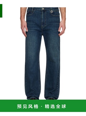 香港直邮WOOYOUNGMI 男士牛仔裤 W253PT21981L AW2025 蓝色 腰带