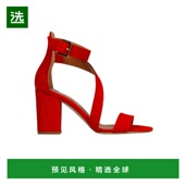 TEXAS 女士凉鞋 PX157SUEDECORAL 香港直邮PARIS SS2019 红色高跟