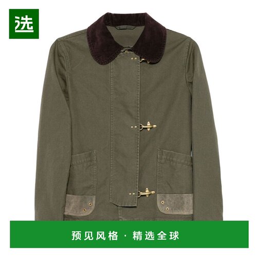 香港直邮FAY 女士外套 NAW1250415LUC5V601 SS2025 军绿色 MINI 3