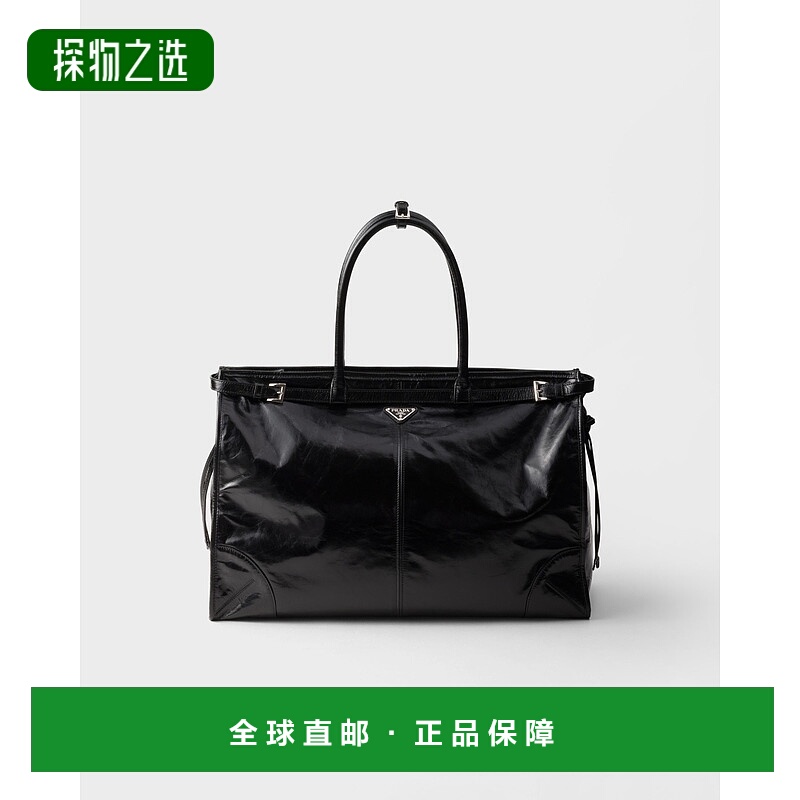 欧洲直邮PRADA (2025新品) Prada Bonnie 皮革托特包