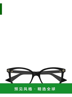 1h可退 香港直邮Gucci 古驰 女士 黑色 Square 眼镜 GG1816O