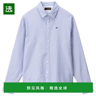 香港直邮NAPAPIJRI 男士衬衫 0332818STRIPE CO 蓝色
