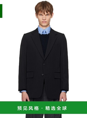 1h可退 香港直邮AURALEE 男士 黑色 Light Wool Max Gabardine 西