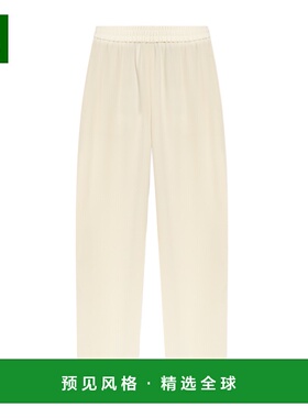 香港直邮THEORY 女士休闲裤 P0509204Y0C AW2025 白色 松紧腰休闲