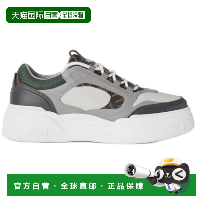 1h可退 香港直邮Fendi 芬迪 男士 Force 繫帶運動鞋 7E1728AU20