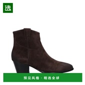 时尚 1h可退 百搭 女士 靴子麂皮短靴踝靴尖头正品 美国直邮 ash
