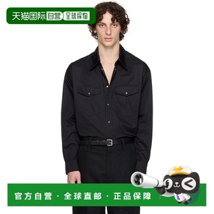 襯衫 1h可退 SH1145LF1207 Western 黑色 香港直郵Lemaire 男士