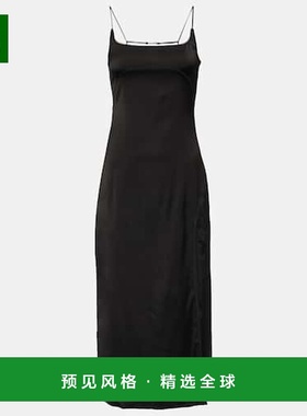 1h可退 香港直邮Jacquemus 女士 La Notte 长袍缎面中长连衣裙