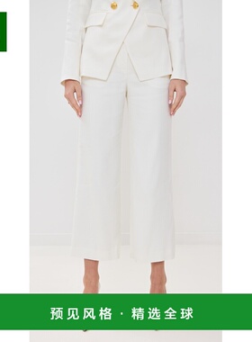 1h可退 香港直邮VERONICA BEARD 女士 Aubrie 长裤 white白色 舒