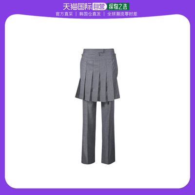 韩国直邮FENDI23FW直筒裤女FR6504 AM3NF0TDR LIGHT GREY MELANGE