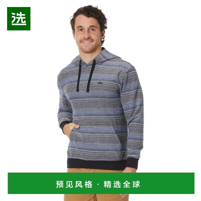 1h可退 【美国直邮】quiksilver 男士 帽衫运动夹克衫