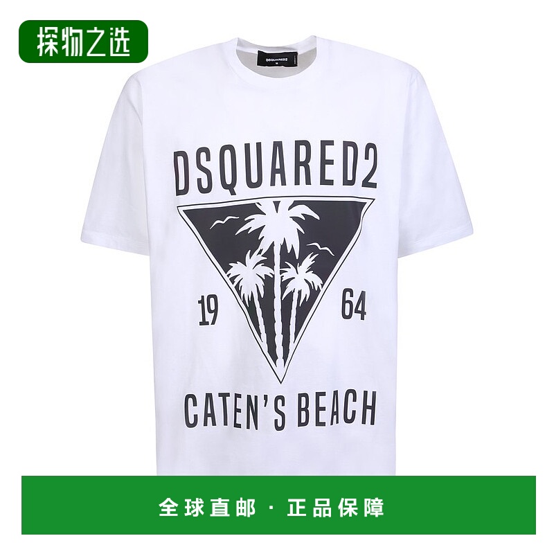 香港直邮Dsquared2 二次方 男士 圆领短袖T恤 S74GD1091S23009