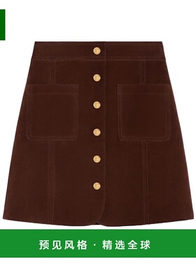 香港直邮Celine 高腰半身裙 RJ04P712K.a字裙