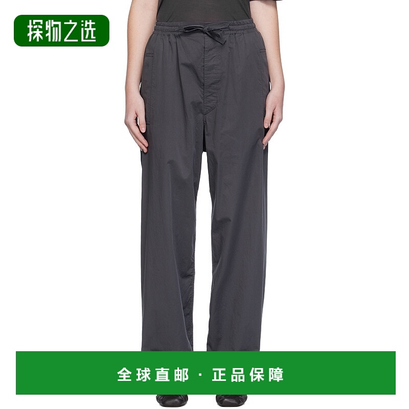 1h可退 香港直邮Lemaire 女士 灰色 Pyjama 长裤 PA1211LF1207