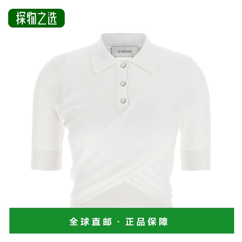 1h可退 香港直邮Sportmax 斯宝麦斯 女士 SHAKER 短款Polo衫 2512