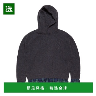 香港直邮Acne Studios 艾克妮 女士 疊層連帽衫 A60605卫衣连帽衫