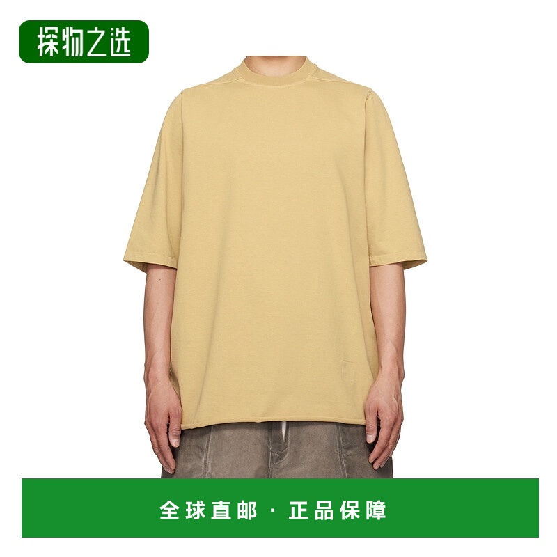 香港直邮Rick Owens Drkshdw 圆领T恤 DU01E3274RIG