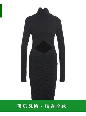 香港直邮Thom Krom 女士连衣裙 WD54BLACK AW2025 黑色 镂空高领
