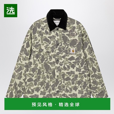 香港直邮CARHARTT WIP 男士 Chore Green/Tobacco 织锦迷彩小鸭图