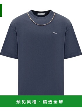 香港直邮AMBUSH 男士T恤 BMAA001F24JER0014501 AW2024 蓝色