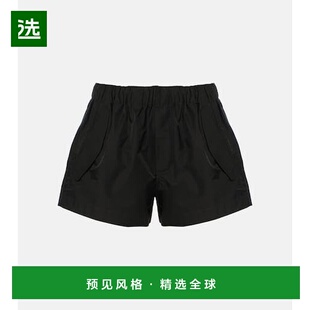 1h可退 香港直邮wardrobenyc 女士 棉混纺短裤 004122 black黑色