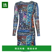 多思奇格 VEST_LETTERING 女士服装 欧洲直邮Desigual 短连衣裙