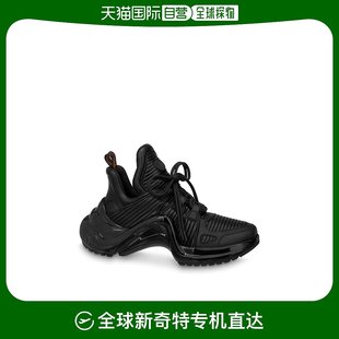 VUITTON路易威登黑色徽标休闲鞋 欧洲直邮LOUIS