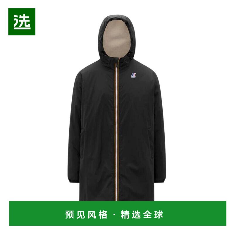 香港直邮K-WAY 女士户外风衣 K21516WUSY AW2025 黑色