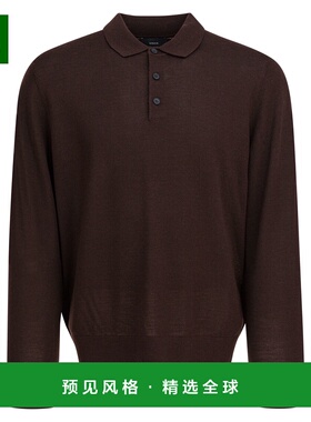 香港直邮VINCE 男士衬衫 M05196453A605PRT AW2025 红色 Merino w