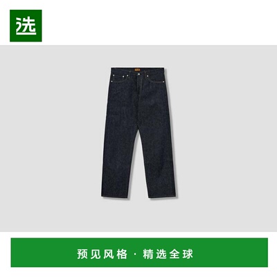 香港直邮HUMAN MADE 男士 PAST HM29PT001 直筒牛仔蓝色长裤 STRA