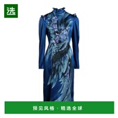 blue蓝色 1h可退 舒 女士 紧身连衣裙 香港直邮Alberta Ferretti