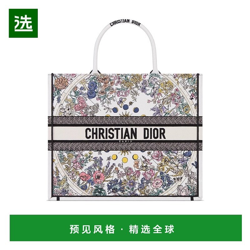 香港直邮Dior Dior Lucky 大号 Dior 书本托特包 M1286ZEKK单肩包